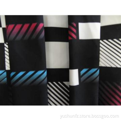 290T polyester transfer printed waterproof fabric